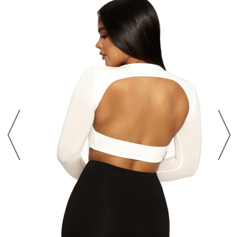 Naked wardrobe cut out crop top